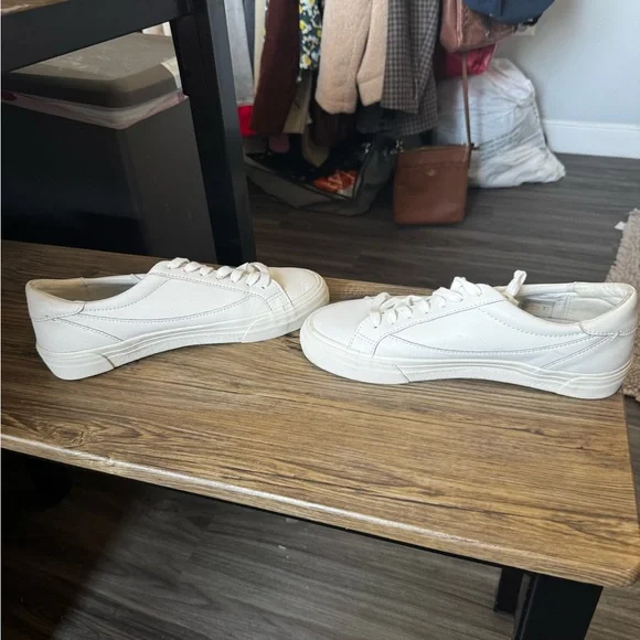 Madewell Sidewalk Low-Top Sneakers in Leather - Women's Size 7.5 Fits Like 8 - Picture 13 of 15